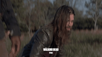 the walking dead smile GIF