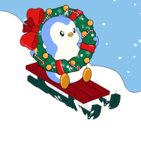 Happy Merry Christmas GIF by Pudgy Penguins