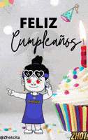 Felicidades Cumple GIF by Zhotcita