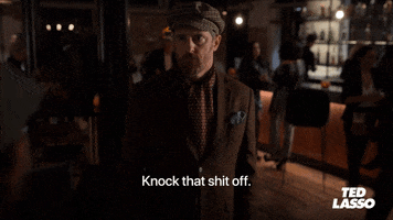 Knock It Off Stop GIF by Apple TV+