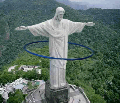 Giphy - rio de janeiro statue GIF
