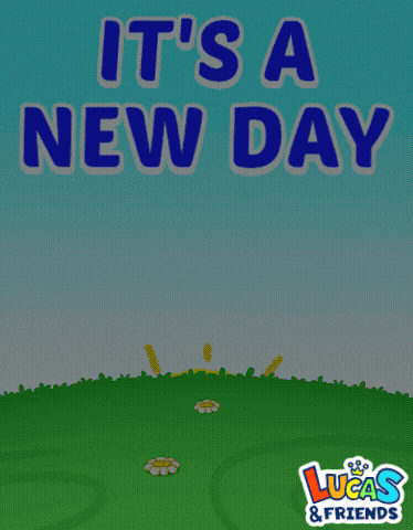Good Morning Sun GIF by Lucas and Friends by RV AppStudios by rvappstudios