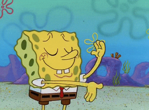 My Work Is Done Wipe Hands Off GIF by SpongeBob SquarePants by spongebob