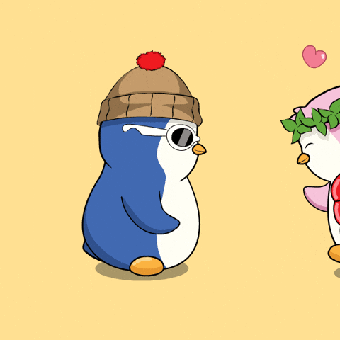 I Love You Hug GIF by Pudgy Penguins by pudgypenguins