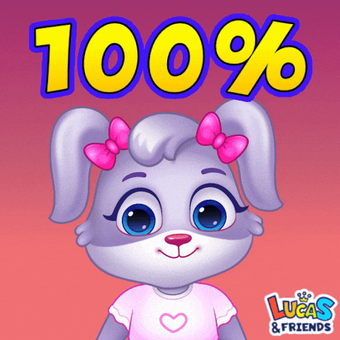 I Agree No Doubt GIF by Lucas and Friends by RV AppStudios by rvappstudios