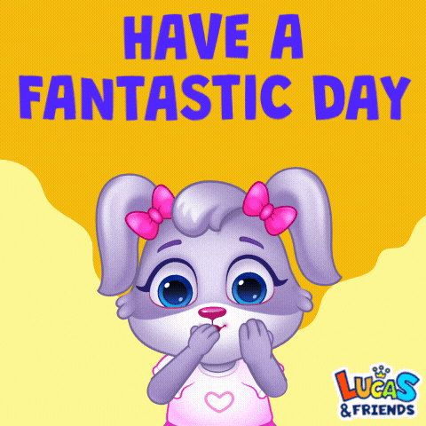 Have A Great Day GIF by Lucas and Friends by RV AppStudios by rvappstudios
