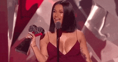 Cardi B GIF by iHeartRadio