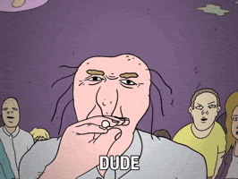 Smoke Smoking GIF by Adult Swim