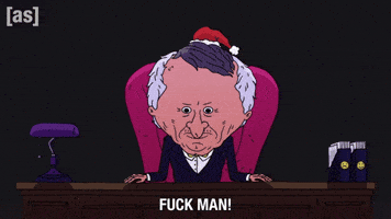 Angry Work GIF by Adult Swim