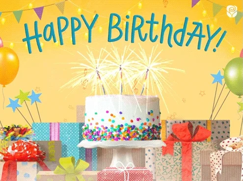 Happy Birthday Party GIF by AmericanGreetings.com