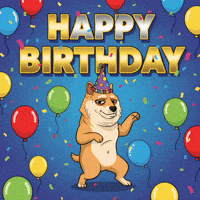Happy Birthday Dancing GIF by Doge Pound