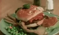 Food Fighters 80S GIF