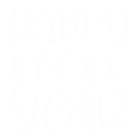 New Year Cheers Sticker by Sam Dubeau