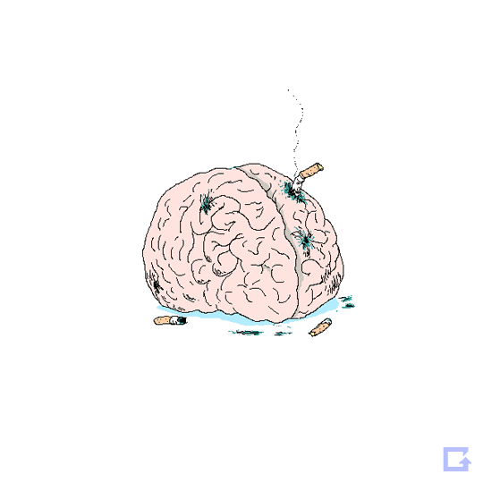 Brain Damage Smoking GIF by gifnews