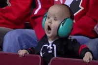 Amused Baby GIF