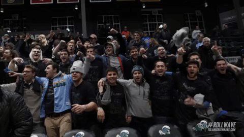 men's basketball GIF by GreenWave