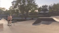Glitch Skateboarding GIF
