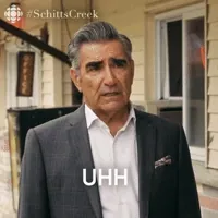 Schitt's Creek gif. Eugene Levy as Johnny nods as he says, 