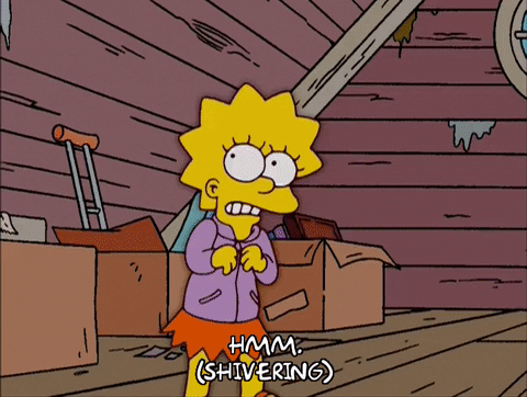 Freezing Lisa Simpson GIF by The Simpsons