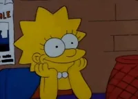 The Simpsons Flirting GIF