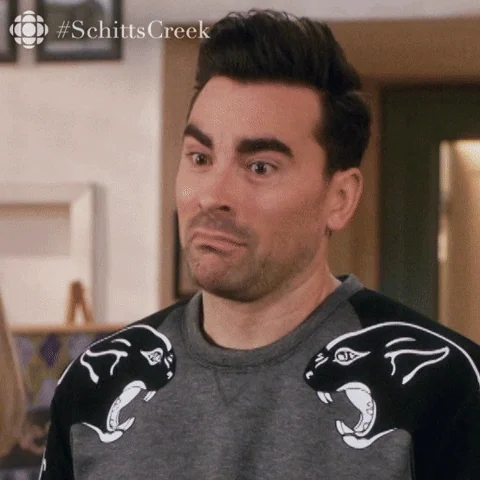 do not know schitts creek GIF by CBC