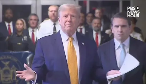 Respond Donald Trump GIF by PBS NewsHour