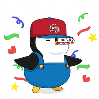 Celebrate Happy Birthday GIF by Pudgy Penguins
