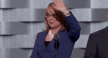 gabrielle giffords dnc GIF by Election 2016