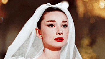 Sad Audrey Hepburn GIF