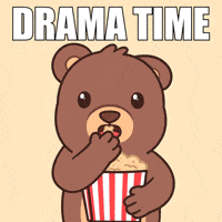 Teddy Bear Popcorn GIF by BEARISH