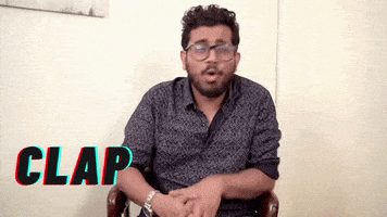 Clap Reaction GIF by Rahul Basak