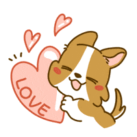 Welsh Corgi Love GIF by Lazy Corgi