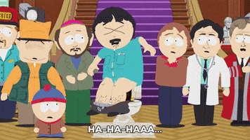 stan marsh laughing GIF by South Park