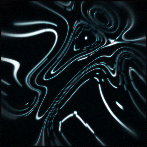 glow black and white GIF by Erica Anderson