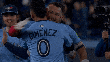 Blue Jays Hug GIF by Toronto Blue Jays