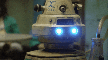 Stephen Merchant Robot GIF by DREAM CORP LLC