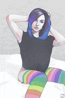 rainbow socks GIF by Phazed