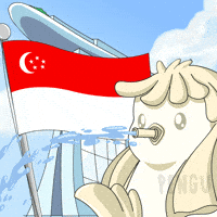 Singapore Flag Penguin GIF by Pudgy Penguins
