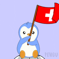 Penguin Flag GIF by Pudgy Penguins
