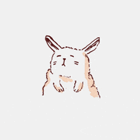 drawing rabbit GIF by hoppip