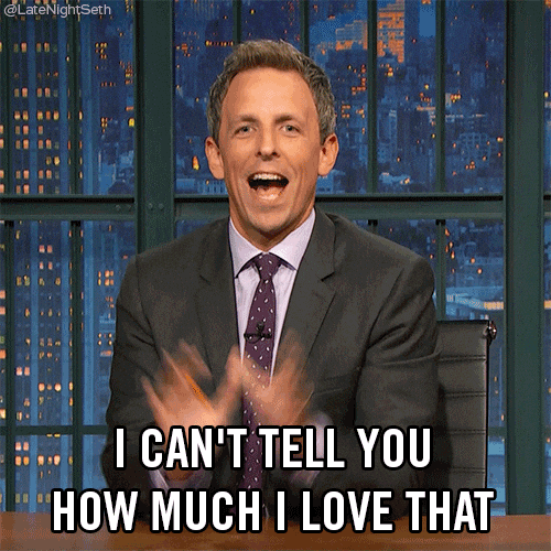 Giphy - Love This GIF by Late Night with Seth Meyers