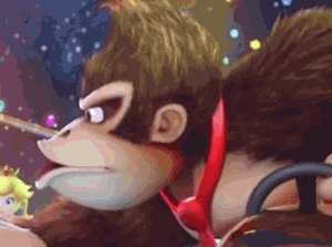 Giphy - Shocked Donkey Kong GIF