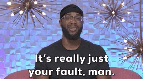 Giphy - Your Fault GIF by Big Brother