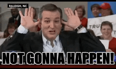 Giphy - Not Happening No Way GIF