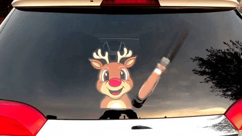 Christmas Waving GIF by WiperTags - Find & Share on GIPHY