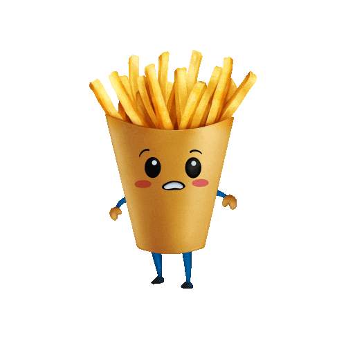 Sommer Pommes Sticker by NEW AG