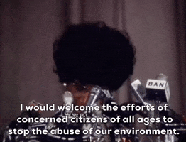 Shirley Chisholm Environment GIF by GIPHY News