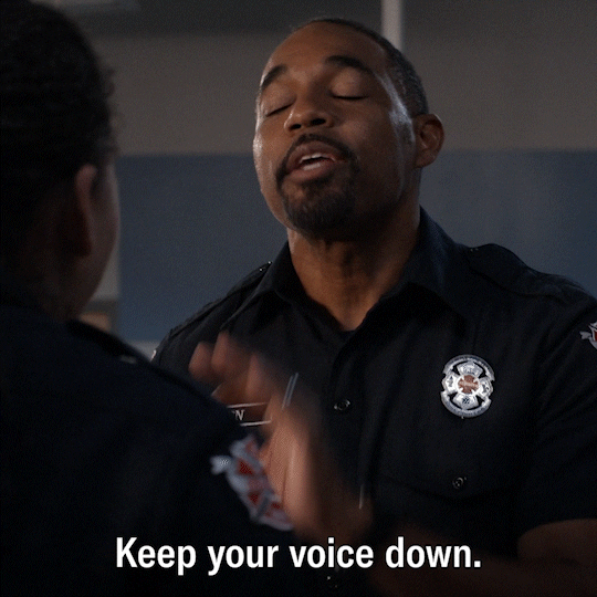 Be Quiet Station 19 GIF by ABC Network