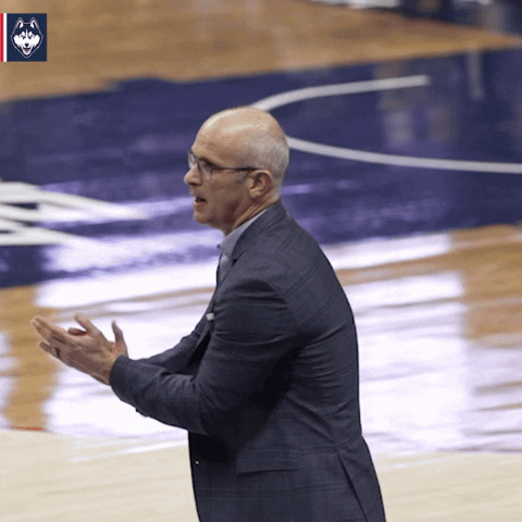 Pump Up Clapping GIF by UConn Huskies