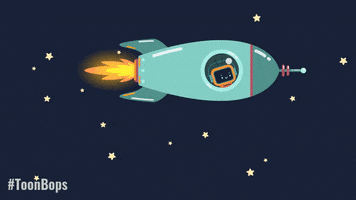 Shooting Stars Space GIF by Treehouse Direct